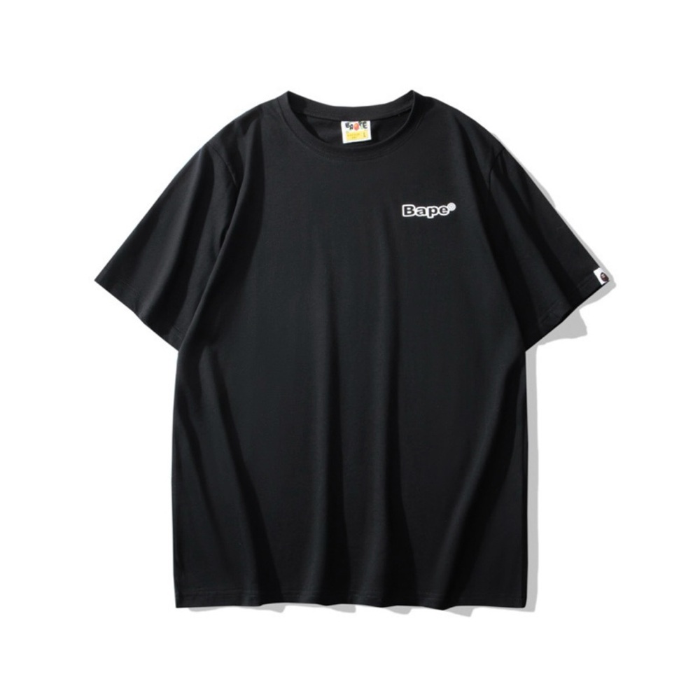 Bape Black Short Sleeve Logo Tee